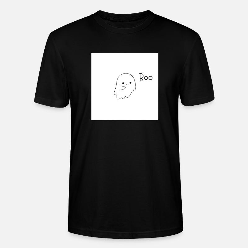Süßer Geist Boo - Stanley/Stella Unisex Bio-T-Shirt CRAFTER - Schwarz