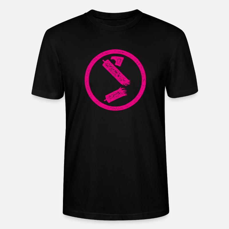 Antifa-Symbolstrahl zerstört - Stanley/Stella Unisex Bio-T-Shirt CRAFTER - Schwarz