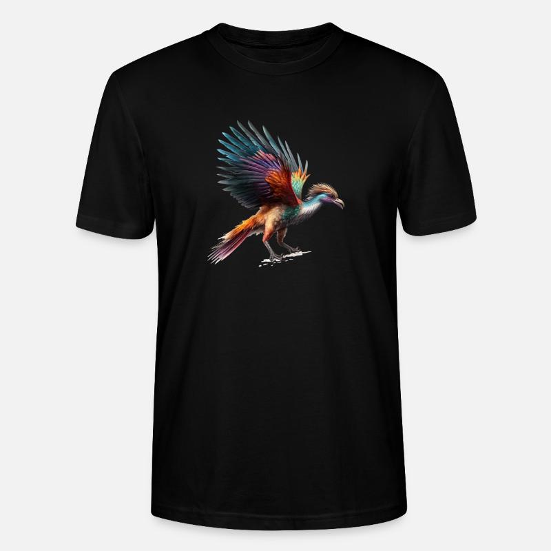 Dinosaurs have evolved into birds - Stanley/Stella CRAFTER Unisex Organic T-Shirt - black