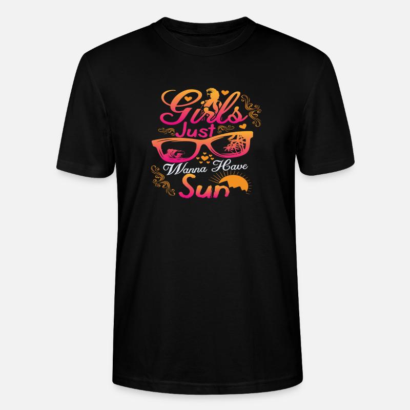 Les filles veulent juste s’amuser - T-shirt bio CRAFTER Stanley Stella Unisexe - noir