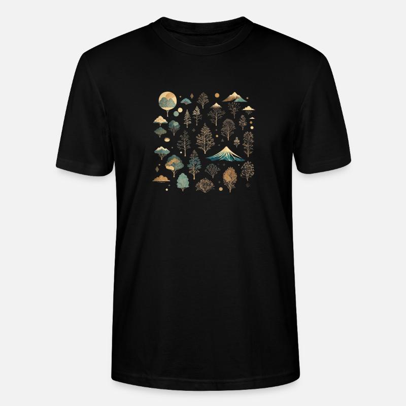 Beauté de la nature - T-shirt bio CRAFTER Stanley Stella Unisexe - noir