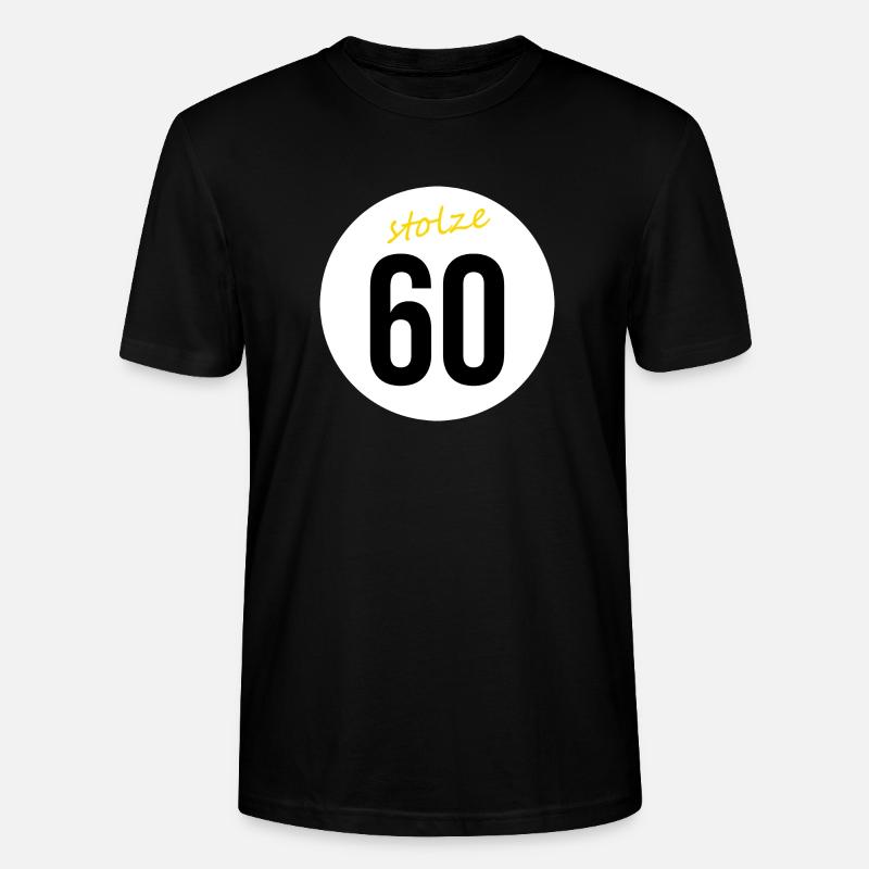 stolze 60 - Stanley/Stella Unisex Bio-T-Shirt CRAFTER - Schwarz