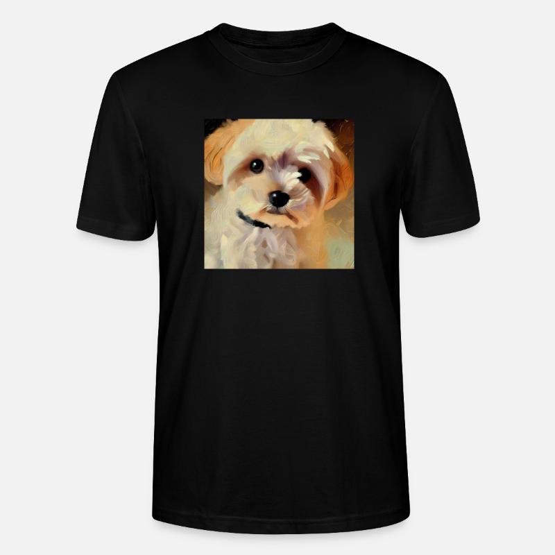 Der süßeste Hund der Welt - Stanley/Stella Unisex Bio-T-Shirt CRAFTER - Schwarz