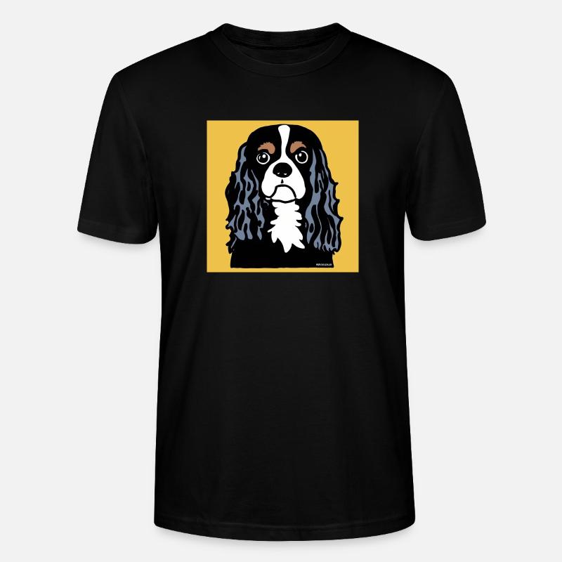Cavalier King Charles Spaniel Doodle - Stanley/Stella Unisex Bio-T-Shirt CRAFTER - Schwarz