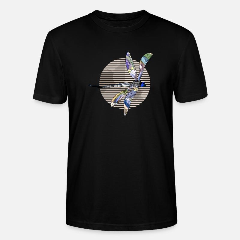 Libelle - Stanley/Stella Unisex Bio-T-Shirt CRAFTER - Schwarz