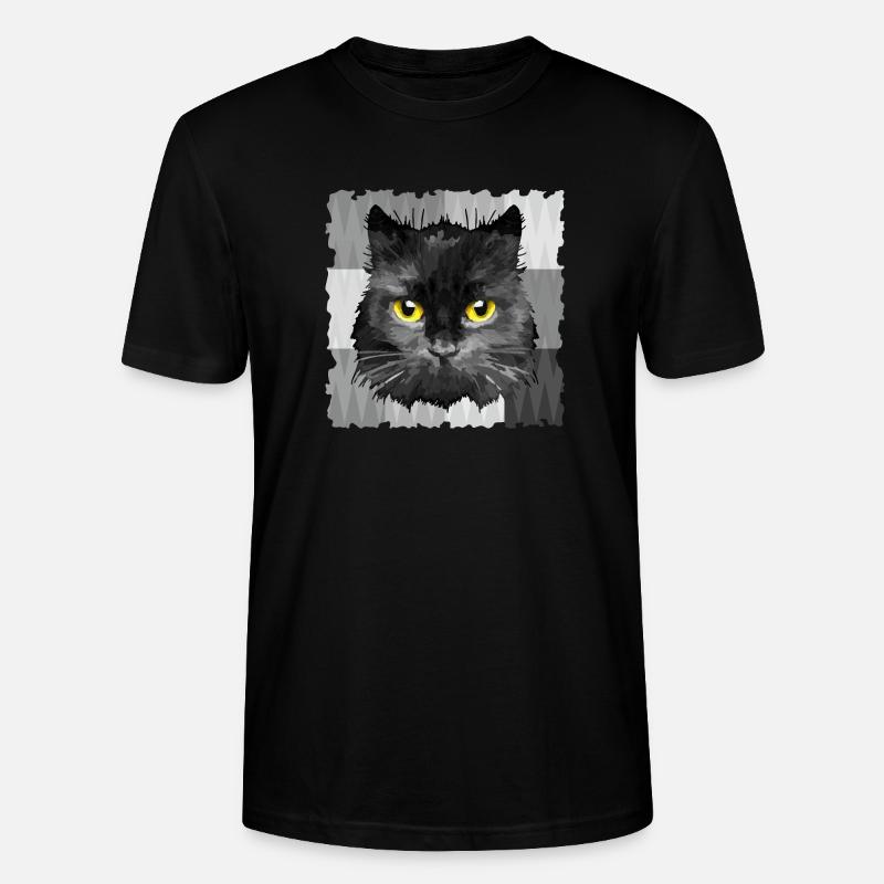 Chat - T-shirt bio CRAFTER Stanley Stella Unisexe - noir