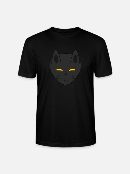 Halloween vampire cat - Stanley/Stella CRAFTER Unisex Organic T-Shirt - black