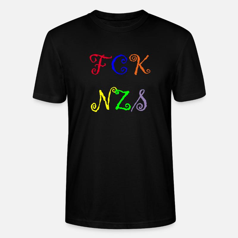 FCK NZS - Stanley/Stella Unisex Bio-T-Shirt CRAFTER - Schwarz