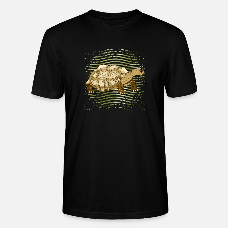 Schildkröte - Stanley/Stella Unisex Bio-T-Shirt CRAFTER - Schwarz