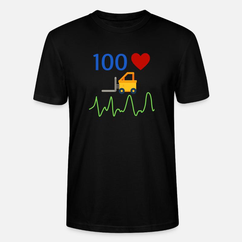 Gabelstaplerfahrer - Stanley/Stella Unisex Bio-T-Shirt CRAFTER - Schwarz