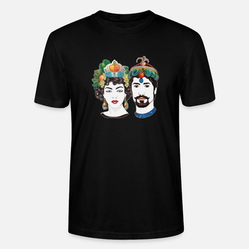 Teste di Moro - T-shirt bio CRAFTER Stanley Stella Unisexe - noir