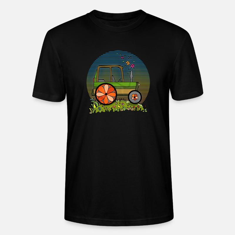 Traktor - Stanley/Stella Unisex Bio-T-Shirt CRAFTER - Schwarz