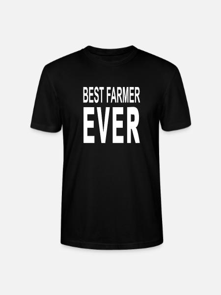 Farmer - Stanley/Stella CRAFTER Unisex Organic T-Shirt - black