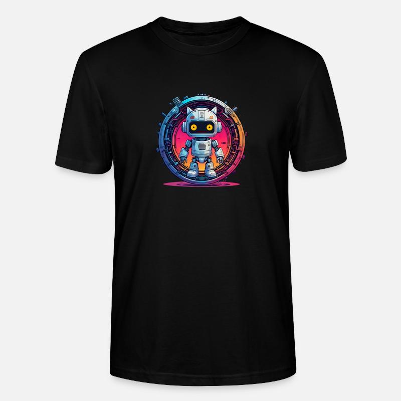 GETRIEBE & ROBOTER - Stanley/Stella Unisex Bio-T-Shirt CRAFTER - Schwarz