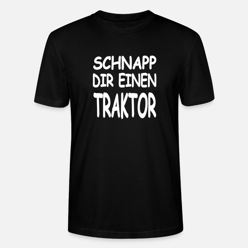 Traktor - Stanley/Stella Unisex Bio-T-Shirt CRAFTER - Schwarz
