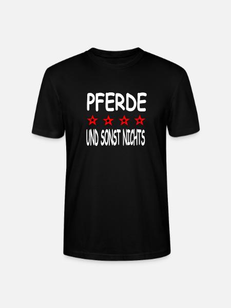 Pferde - Stanley/Stella Unisex Bio-T-Shirt CRAFTER - Schwarz