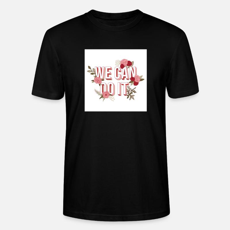 We can Do it - Stanley/Stella Unisex Bio-T-Shirt CRAFTER - Schwarz