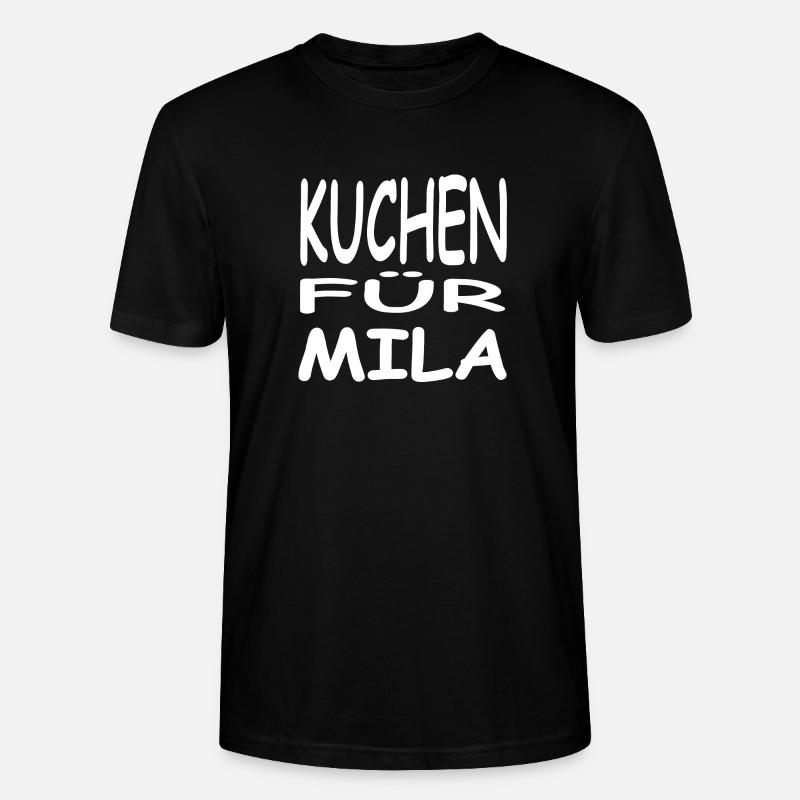 Kuchen - Stanley/Stella Unisex Bio-T-Shirt CRAFTER - Schwarz