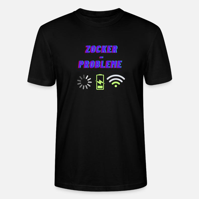 gamer hate this - Stanley/Stella Unisex Bio-T-Shirt CRAFTER - Schwarz