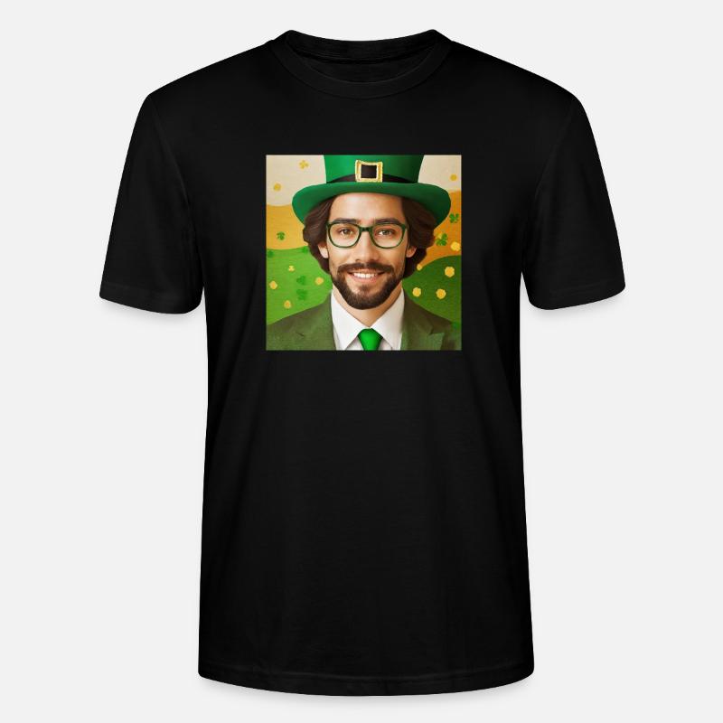 St. Patrick's Day - Stanley/Stella Unisex Bio-T-Shirt CRAFTER - Schwarz