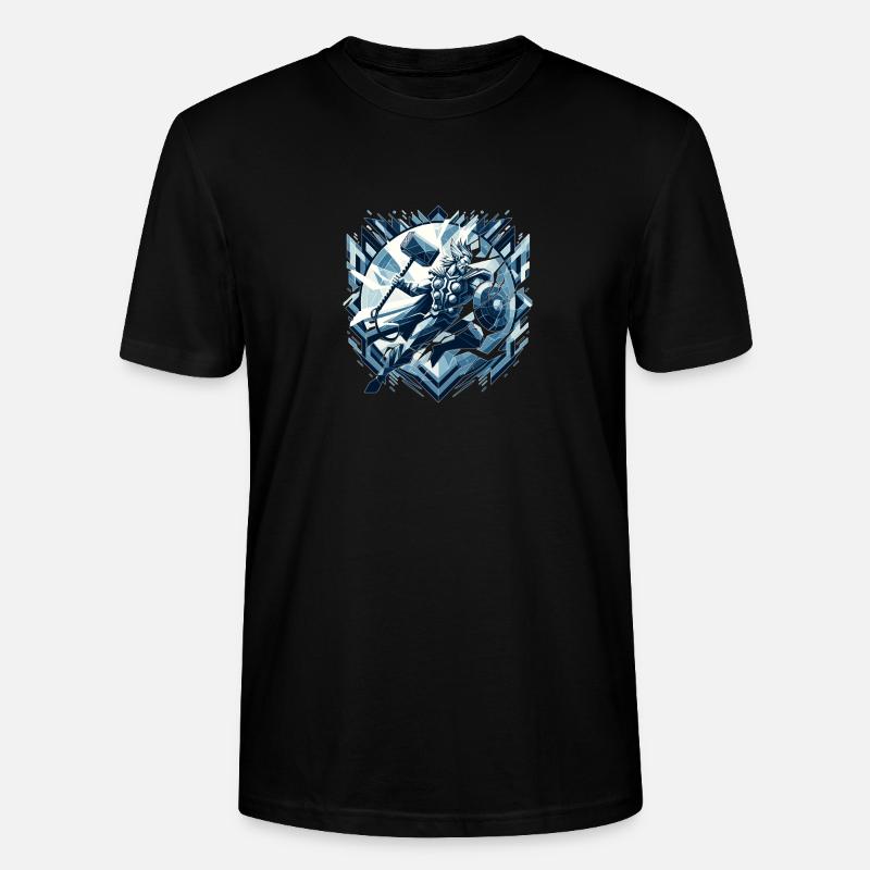 Krieger der Eiszeit - Stanley/Stella Unisex Bio-T-Shirt CRAFTER - Schwarz