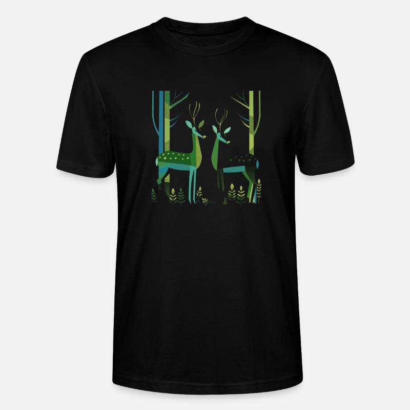 Hirschwald 2 - Stanley/Stella Unisex Bio-T-Shirt CRAFTER - Schwarz