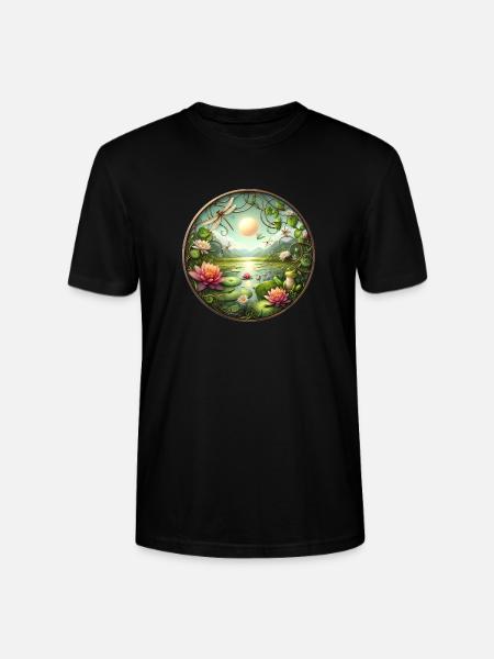 Lac des rêves - T-shirt bio CRAFTER Stanley Stella Unisexe - noir