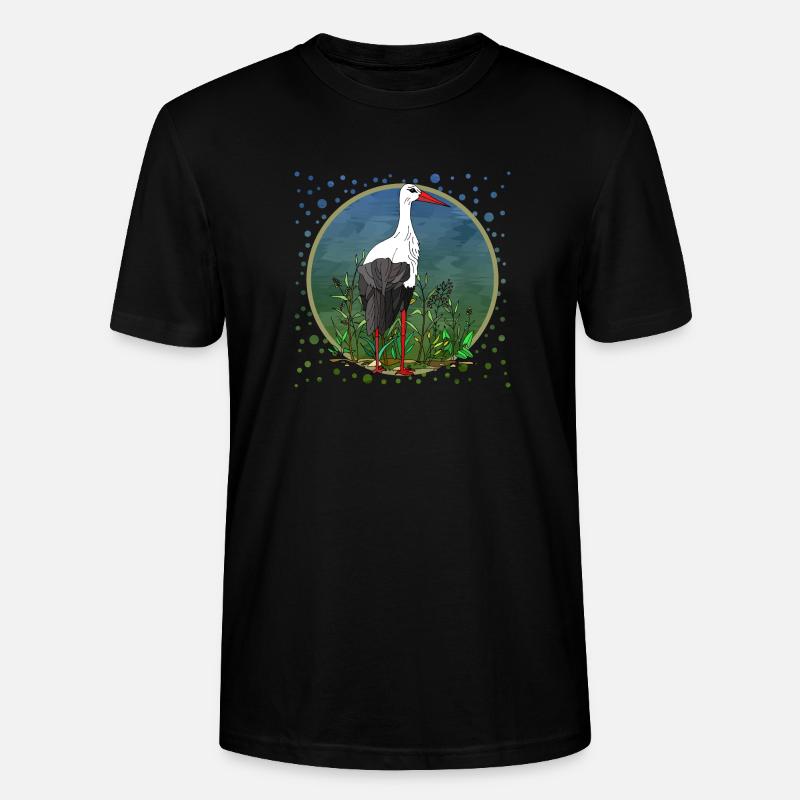 Storchenvogel - Stanley/Stella Unisex Bio-T-Shirt CRAFTER - Schwarz