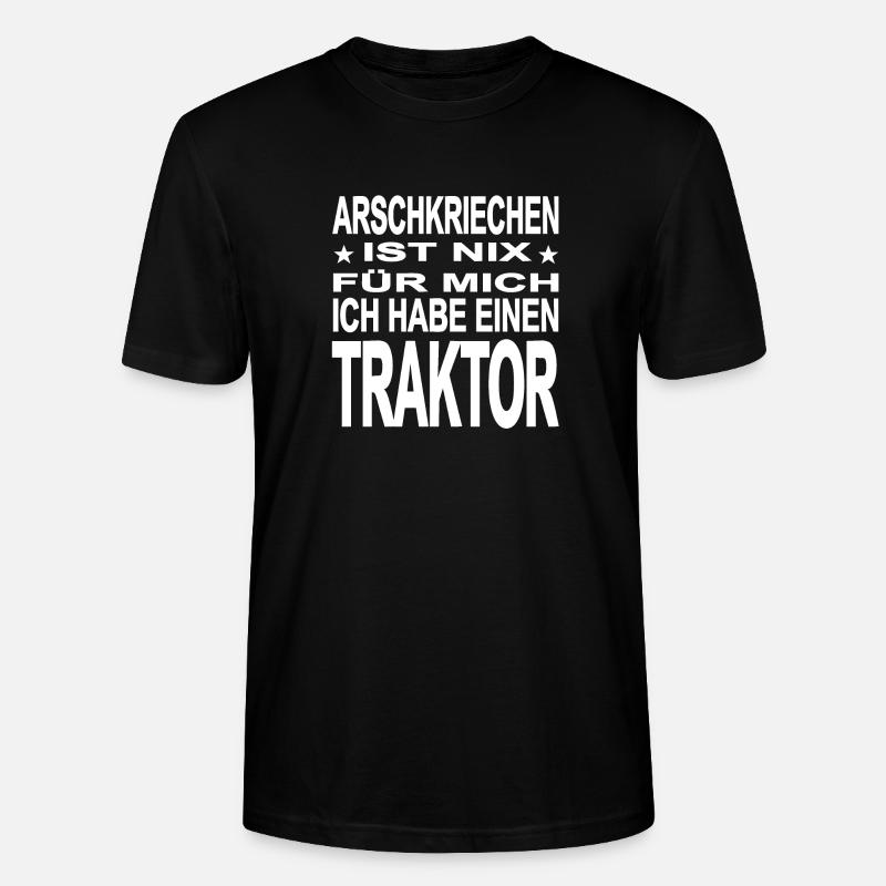 Traktor - Stanley/Stella Unisex Bio-T-Shirt CRAFTER - Schwarz