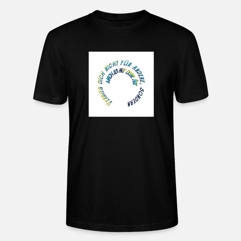 Regenbogenpruch - Stanley/Stella Unisex Bio-T-Shirt CRAFTER - Schwarz