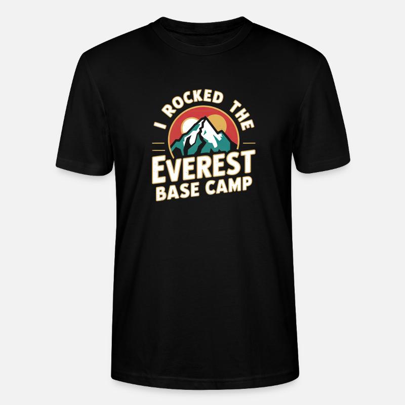Mount Everest Base Camp - Stanley/Stella Unisex Bio-T-Shirt CRAFTER - Schwarz