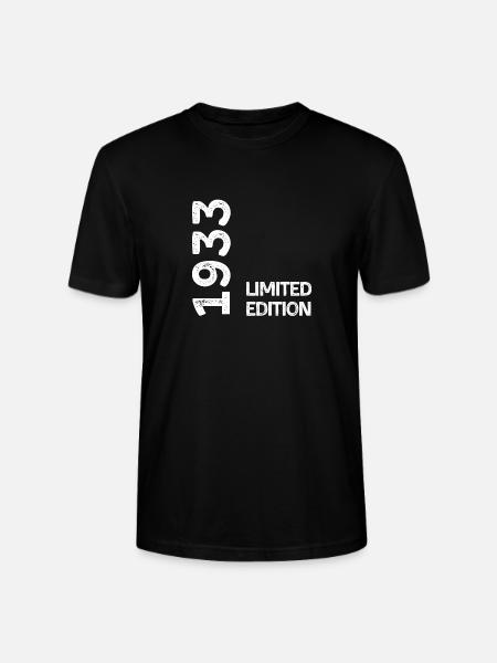 1933 limited edition - Stanley/Stella CRAFTER Unisex Organic T-Shirt - black