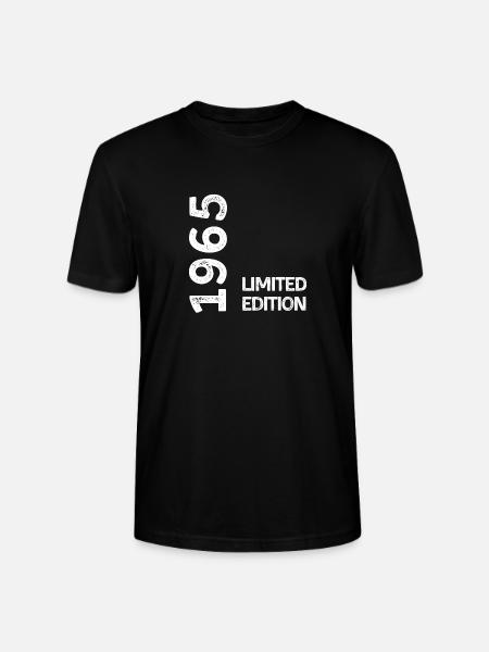 1965 Limitierte Auflage - Stanley/Stella Unisex Bio-T-Shirt CRAFTER - Schwarz