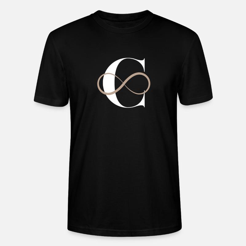 Unendlicher Buchstabe c - Stanley/Stella Unisex Bio-T-Shirt CRAFTER - Schwarz
