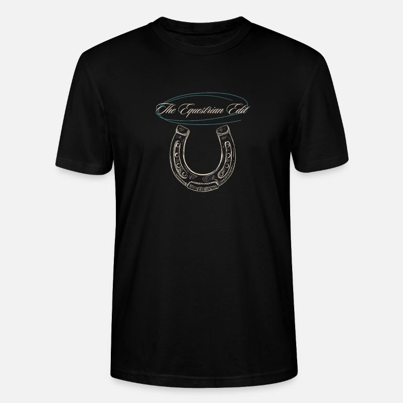 Fer à cheval L’Équitation Modifier - T-shirt bio CRAFTER Stanley Stella Unisexe - noir
