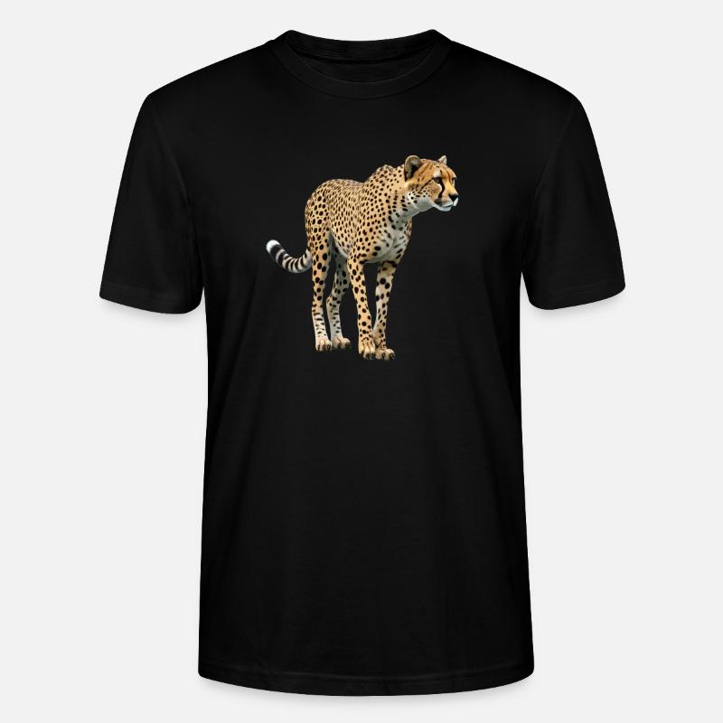 Gepard echt - Stanley/Stella Unisex Bio-T-Shirt CRAFTER - Schwarz