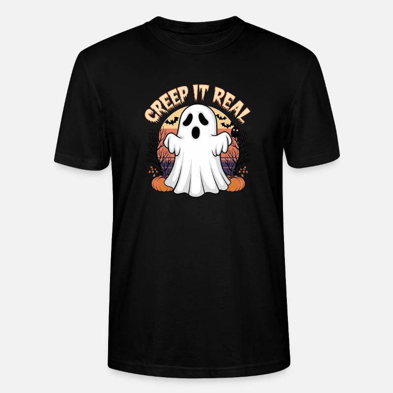 Grusel es echt - Stanley/Stella Unisex Bio-T-Shirt CRAFTER - Schwarz