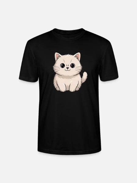Persian cat - Stanley/Stella CRAFTER Unisex Organic T-Shirt - black