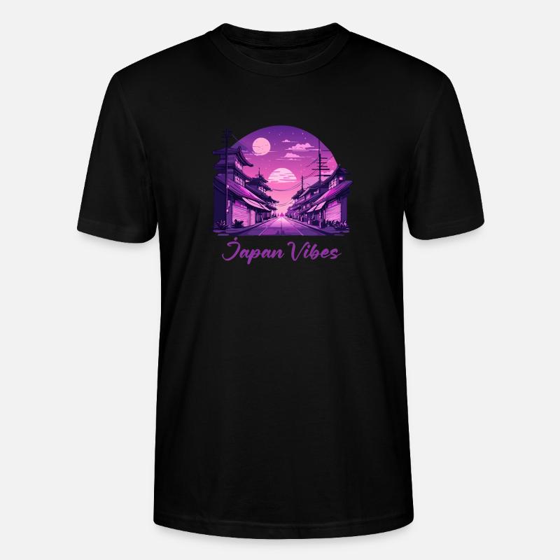 Japan-Vibes - Stanley/Stella Unisex Bio-T-Shirt CRAFTER - Schwarz