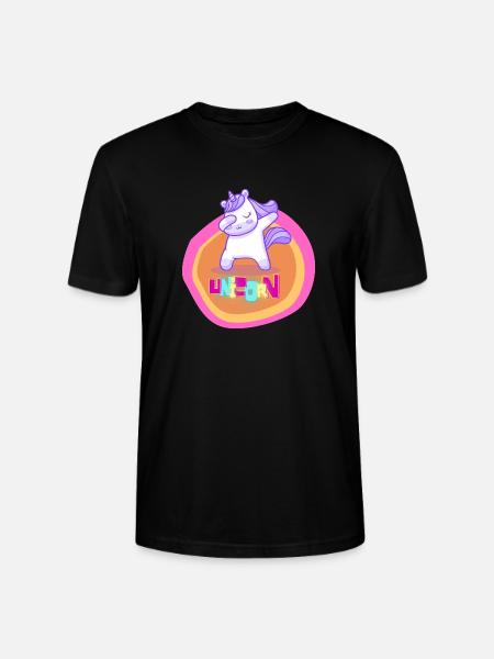 unicorn - Stanley/Stella Unisex Bio-T-Shirt CRAFTER - Schwarz