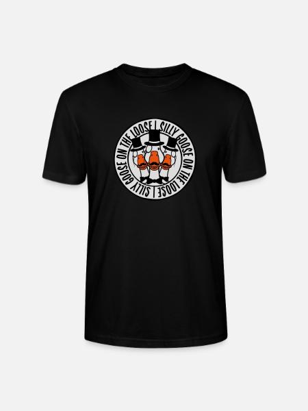 goose on the loose - Stanley/Stella CRAFTER Unisex Organic T-Shirt - black