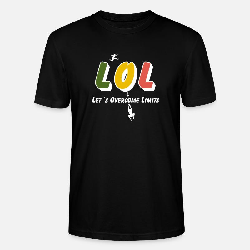 LOL - Let´s Overcome Limits - Stanley/Stella Unisex Bio-T-Shirt CRAFTER - Schwarz