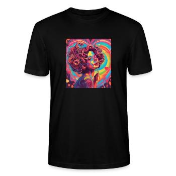 Aesthetics Women - Stanley/Stella CRAFTER Unisex Organic T-Shirt - black - Front - Alina (178cm) & Michal (187cm)