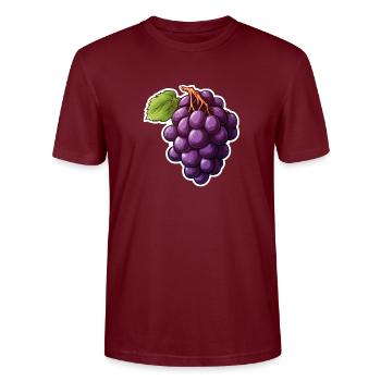 Vignes sombres - T-shirt bio CRAFTER Stanley Stella Unisexe - bordeaux - Devant - Alina (178cm) & Michal (187cm)