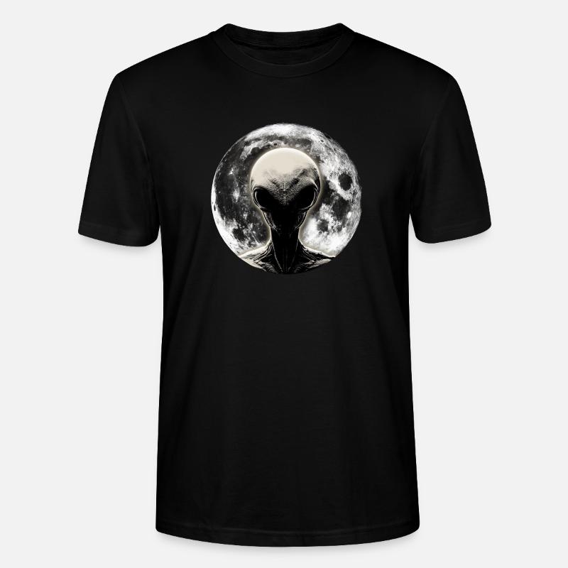 Clair de lune extraterrestre - T-shirt bio CRAFTER Stanley Stella Unisexe - noir