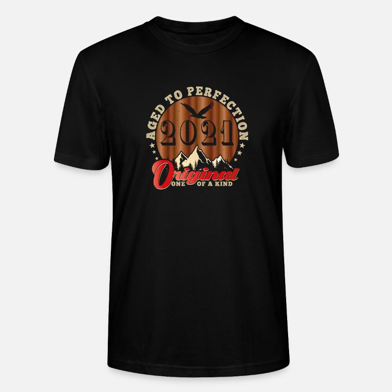 Ikonisches Jubiläum 2021 - Stanley/Stella Unisex Bio-T-Shirt CRAFTER - Schwarz