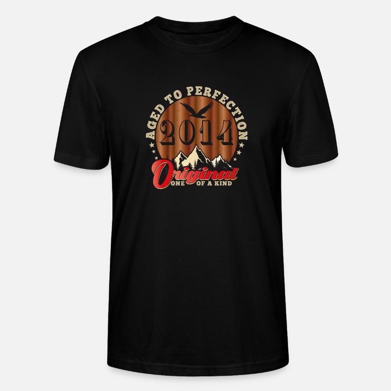 Ikonisches Jubiläum 2014 - Stanley/Stella Unisex Bio-T-Shirt CRAFTER - Schwarz