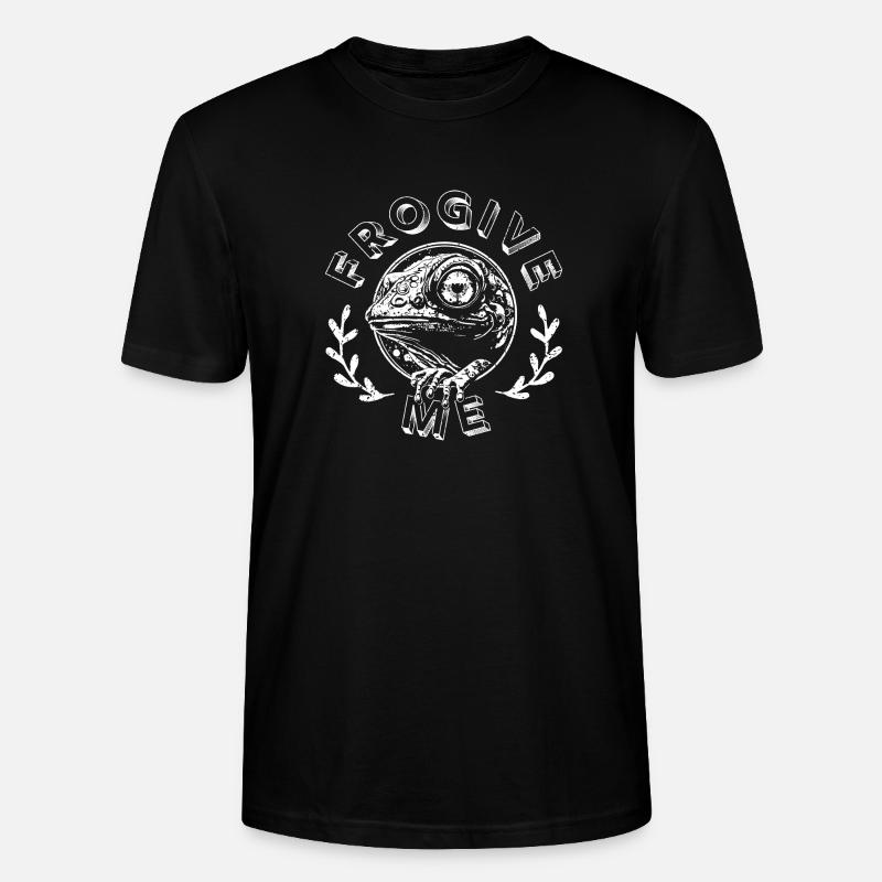 FROGIVE ME - Stanley/Stella Unisex Bio-T-Shirt CRAFTER - Schwarz