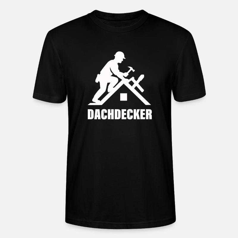 dachdecker - Stanley/Stella Unisex Bio-T-Shirt CRAFTER - Schwarz
