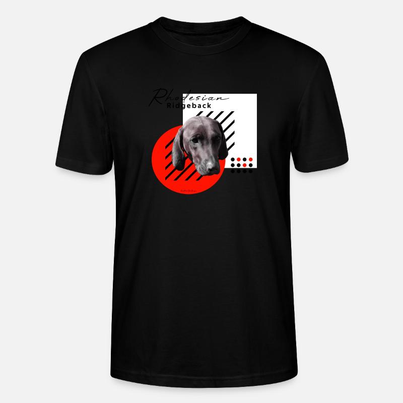 RR / Rhodesian Ridgeback - T-shirt bio CRAFTER Stanley Stella Unisexe - noir